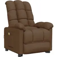 DKD Home Decor Massagesessel Braun Stoff