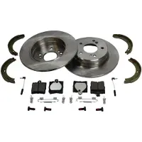 MAPCO Bremsensatz, Scheibenbremse 478061 Hinterachse voll 278mm 9mm für MERCEDES-BENZ CHRYSLER