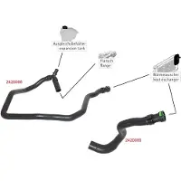 METZGER AUTOTEILE Kühlerschlauch 2420085 für FORD