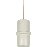 AnLi Style Pendelleuchte Duct S aus Eisen in Grau mit E14-Fassung fürs Wohnzimmer