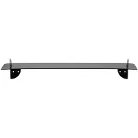 AYTM Aedes Wandregal, schwarz, Breite 80 cm, Stahl - , Aedes, Schwarz, für Wohnzimmer, Metall, Modern