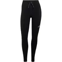 Adidas Lauftights PERFORMANCE "RUN ESSENTIALS WINTER-LEGGINGS, VOLLE LÄNGE", Damen, Gr. XXL, N-Gr, schwarz (schwarz, normal, gr.), Obermaterial: 80% Polyester, 20% Elasthan, Hosen Lauftights