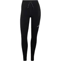 Adidas Lauftights PERFORMANCE "RUN ESSENTIALS WINTER-LEGGINGS, VOLLE LÄNGE", Damen, Gr. L, N-Gr, schwarz (schwarz, normal, gr.), Obermaterial: 80% Polyester, 20% Elasthan, Hosen Lauftights