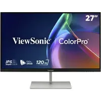 Viewsonic VP Series VP2766-2K, 68,6 cm (27"), 2560 x 1440 Pixel, Quad HD, LED, 5 ms, Silber, Schwarz