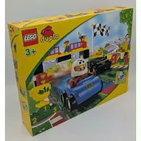 LEGO DUPLO Race Action Rennsport-Bauspielzeug Set 3085 mit 4 Figuren ab 3 Jahren