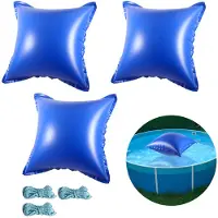 TolleTour 3pcs Poolkissen Pool Winter Luftkissen 122 x 122 x 60 cm, Pool Luftkissen, Polster, Winterkissen für Abdeckplanen Poolabdeckung Winter Überwinterung