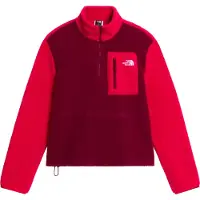 The North Face - Warme und leichte Fleecejacke &ndash; Damen / Frau &ndash; Yumiori 1/4 Zip - W Yumiori 1/4 Zip Burgundy Crush Lali Guran für Damen -