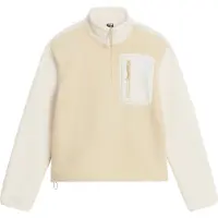 The North Face - Warme und leichte Fleecejacke &ndash; Damen / Frau &ndash; Yumiori 1/4 Zip - W Yumiori 1/4 Zip Desert Stone White Dune für Damen -