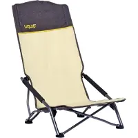 Famanu XL-Strandstuhl für den Strand – Klappstuhl mit hoher Rückenlehne – Tragfähigkeit 120 kg