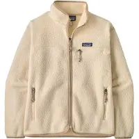 Patagonia - Doppelseitiger Fleece - W's Retro Pile Jkt Natural für Damen aus Wolle - Größe M - Beige