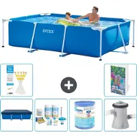 Intex Rechteckiger Frame Pool - 260x160x65 cm - 5-teilig S34