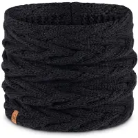 Buff - Knitted & Fleece Neckwarmer Caryn - Schal Gr One Size schwarz