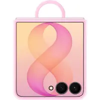Samsung Original Galaxy Z Flip 8 Hülle - Kunststoff - Backcover/Hard Case - Lila