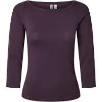 Pieces Pcphoebe U-boot-ausschnitt Oberteil Mit 3/4-ärmeln | Violett | XL