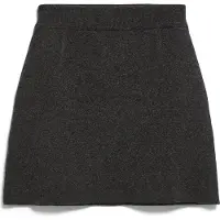 Armedangels - Women's Cotton-Wool Mini Knit Skirt - Rock Gr L schwarz