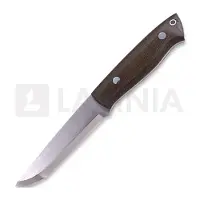 Brisa Trapper 115 Elmax Scandi Messer, Green Micarta
