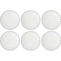 Villeroy & Boch Teller Fleur Vert Ø26,5cm (6er-Set)