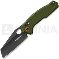 Fox Edge Crew Reverse Tanto - Blackwash - G10 Taschenmesser, olivgrün