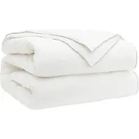 vidaXL Bettdecke TRIER 200x200cm 4 Jahreszeiten 140+220GSM Weiß