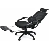 Xl Moebel Gmbh Ergonomischer Bürostuhl mit verstellbarem Fußstütze und Rückenlehne