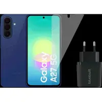 Samsung Galaxy A27 128GB Blau 5G + Basis-Zubehörset