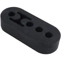 Torribaly Universelle schwarze Gummi-Auspuffaufh?ngungsbuchse f?r Autos