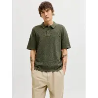 Jack & Jones Knit Polo-Shirt mit Knopfleiste und Kurzarm Größe: S