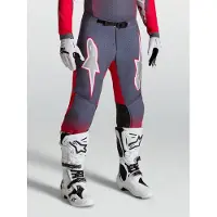 Alpinestars Supertech Hiten AFD Hose 2027 Graystone Red Fluo Light Lilac, Größe: 32