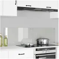 vidaXL Küchenrückwand 2 stk. Transparent 70 x 40 cm Gehärtetes Glas