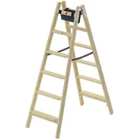 Hailo Holzleiter Master H80 2x6 Stufen