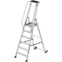 Hailo Aluminium-Plattformleiter Master P80 6 Stufen
