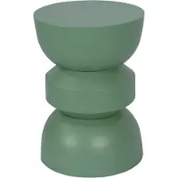 Vente-unique Garten-Beistelltisch aus Metall – Mandelgrün – TOQO von MYLIA