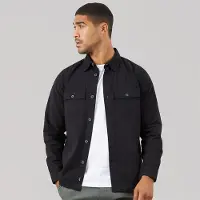 Threadbare Herren Mini Shacket Schwarz