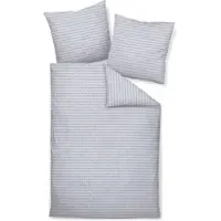 Janine Edelflanell Bettwäsche Chinchilla S 78071 135x200 cm + 80x80 cm silber