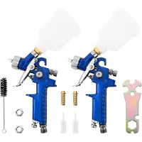 vidaXL HVLP Farbspritzpistolen Kits 125 ml Becher 0,8 mm Düse 125 ml