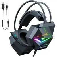 Onikuma X20 Gaming-Kopfhörer (Schwarz)