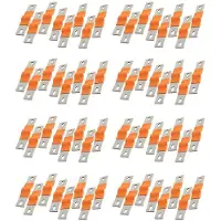 Typecat 64 Stück Hochwertige, Vernickelte Kupfer-Sammelschienen für Solarstrom und Deep-Cycle-Batterie