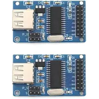 Kepptory 2 Stück CH376S USB-Modul USB-Festplatten-Lese-/Schreibmodul USB-Hauptschnittstellenmodul USB-Flash-Laufwerkmodul Host-Schnittstellenmodul