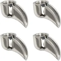 ISTOVO 4X Halbautomatische Kaffee Maschine Griff Umsteller Düse Rostfreier Stahl Ablauf Düse Umsteller Düse 58Mm, Einzel