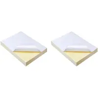 Typecat 100 Blatt A4 Weiß Selbst Klebendes Wasserdichtes Aufkleber Etikett Hoch Glanz Papier für Lazer Inkjet Drucker Kopierer