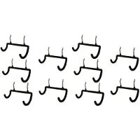 Typecat 10 Stücke Pegboard Bohrer Halter Hoch Leistungs Haken, Steck Brett Doppel Haken Bohr Bügel Haken für Bohrer, Zubehör, Elektro Werkzeug Usw.