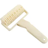 Tlily Gitter Roll Schneider, Kuchen Pizza Keks Teig Roller Gitter Haushalts Back GebäCk Werkzeuge (Kunststoff Gitter Schneider)