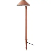 LINDBY LED-Erdspießleuchte Capelo, tonfarben, 78 cm, IP65