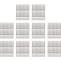 Torribaly M2 x 20 mm Lange Innensechskant-Rändelschrauben Schrauben Muttern Set 200-Tlg