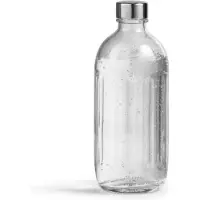 Famanu Glasflasche Sprudelwasserbereiter Carbonator Pro - Edelstahl