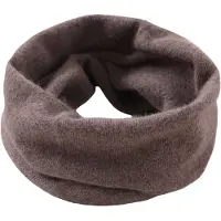 INF Kaschmir Fahrrad-Neck Warmer für Herbst und Winter, Unisex Kälteschutz Schlauchschal Camel
