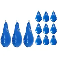 ISTOVO 12er-Pack Poolabdeckungsgewichte mit Haken, Planengewichte, Auslaufsichere Dicke PVC-Pool-Wassersäcke, für Oberirdische Schwimmbecken