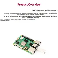 ISTOVO For Raspberry Pi USB 3.0 128GB Flash Drive High-Speed USB 3.0/2.0 Compatible Memory Stick Optimized Storage