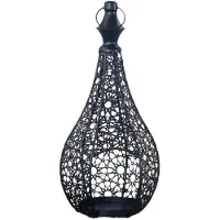 Semoic Vintage-Kerzenhalter in Laterneform Aus Metall - Kerzenhalter-Dekorationsornament für die Heimdekoration