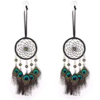 Typecat 2X Dream Catcher Auto AnhäNger Windspiele Feder Dekoration Wohnkultur und Wandbehang Schmuck